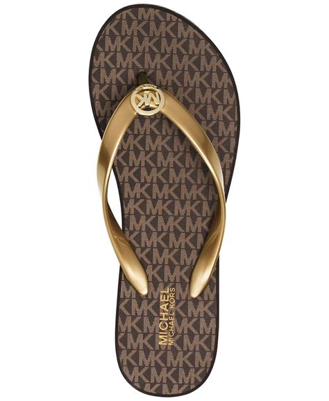 cheap michael kors flip flops|Michael Kors bedford flip flops.